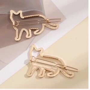 ❤️FREE Cat Animal Kitten Hipster Chic Artsy Pop Art Hip Hair Boho Barrettes Clip